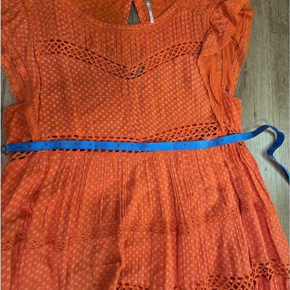 Free People Orange Sleeveless Sundress Mini - Picture 5 of 7